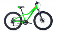 Велосипед Forward Twister 24 2.0 D ярко-зеленый/оранжевый рама: 12" (2022)