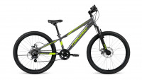 Велосипед Forward Rise 24 2.0 D серый/зеленый рама: 11" (2022)