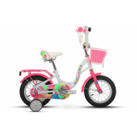 Велосипед Stels Mistery C 12" Z010 белый/розовый (2024)