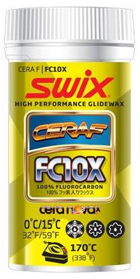 Порошок фторовый Swix Cera F 0C/+15C 30 гр (FC10X) 