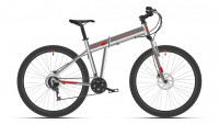 Велосипед Stark Cobra 29.2 D серебристый/красный рама: 18" (Демо-товар, состояние идеальное)
