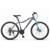 Велосипед Stels Miss-6100 MD 26" V030 синий/серый рама: 19" (2023)