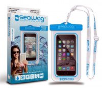 Чехол для смартфона водонепроницаемый Seawag White & Blue S21 (SW_W2X)