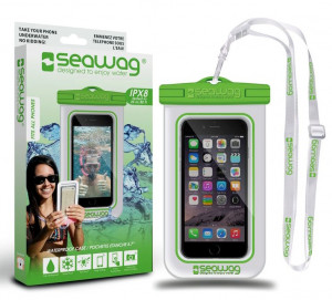 Чехол для смартфона водонепроницаемый Seawag White &amp; Green S21 (SW_W4X) 