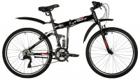 Велосипед FOXX 26" ZING F1 черный, размер 18" (2021)