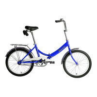 Велосипед Forward Kama 20" синий/серебристый рама: 14" (2023)