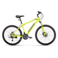 Велосипед Forward Hardi 26 2.0 D FR черный/желтый рама: 18 (2024)