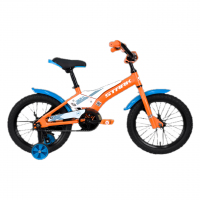 Велосипед Stark Tanuki 16" Boy оранжевый/синий/белый Рама:One Size (2023)