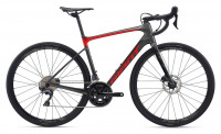 Велосипед Giant Defy Advanced 1 28" Charcoal / Pure Red (2020)