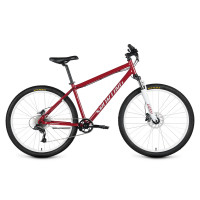Велосипед Forward Sporting 27.5 3.2 HD темно-красный/серебристый рама: 19" (2023)