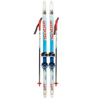 Комплект беговых лыж Sable NNN (STC) - 130 Step Kid Blue