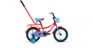 Велосипед Forward FUNKY 14 красный / голубой (2022) 
