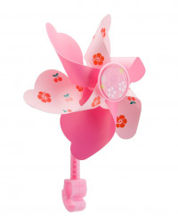 Детское украшение на руль Stels ветряная мельница розовая HL-W02 пластик
