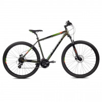 Велосипед Aspect Nickel 29" зеленый/оранжевый рама: 18" (2023)