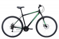 Велосипед Black One Onix 29 D Alloy черный/серый/зеленый (2021)