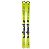 Горные лыжи Fischer RC4 Worldcup SL JR (130-150) M/O-Plate + креп. RC4 Z9 GW AC Brake 78 [J] (2024)