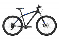 Велосипед Stark Hunter 27.3 HD чёрный/голубой Рама: 16" (2022)