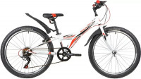 Велосипед Novatrack Racer 24" белый (10" рама) 6-sp (2021)