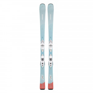 Горные лыжи Head Easy Joy SLR Pro + крепления JOY 9 GW SLR Brake 85 [H] S.Wh blue/coral (2024) 
