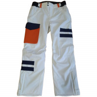 Штаны One More 911 Insulated Ski Pants Freeride Unisex LT white/mandarino/navy 0U911W0-00SF