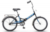 Велосипед Stels Pilot 415 20" Z010 чёрный/синий (2021)