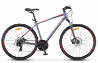 Велосипед Stels Cross-130 MD Gent 28" V010 серый (2019)