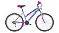 Велосипед Black One Alta 26 голубой/розовый/фиолетовый Рама: 16" (2022)