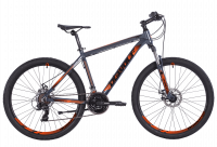 Велосипед Dewolf Ridly 30 26" темно-серый металлик/оранжевый/черный Рама: 16" (2021)