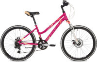 Велосипед Stinger Laguna D 24" розовый рама 12" (2021)
