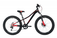 Велосипед Novatrack Dozer 6.D 24" красный рама 12" (2021)
