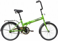 Велосипед NOVATRACK складной, TG30, 20" салатовый (2020)