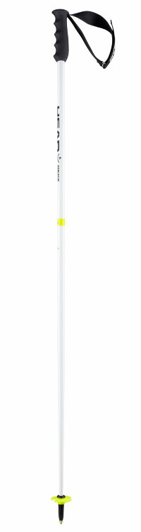 Палки горнолыжные Head Worldcup SL white/black/neon yellow (2021)