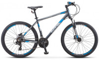 Велосипед Stels Navigator-590 D 26" K010 серый/синий (2020)