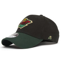 Бейсболка Atributika&Club NHL Minnesota Wild черная-зеленая (55-58 см) 31543