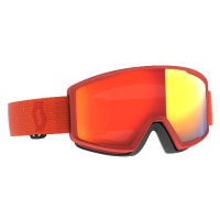 Маска Scott Factor Pro Goggle rust red/enhancer red chrome
