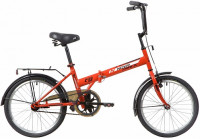 Велосипед NOVATRACK складной, TG30, 20" красный (2020)