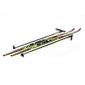 Комплект беговых лыж Sable NNN (STC) - 200 Wax Innovation black/red/green 