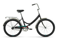 Велосипед Forward Valencia 24 1.0 черный/красный рама 16" (2022)