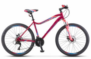 Велосипед Stels Miss-5000 MD 26&quot; V020 вишневый/розовый рама 18 (2022) 