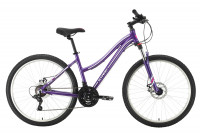 Велосипед Stark Luna 26.2 D фиолетовый/серебристый (2021)