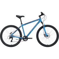 Велосипед Stark Respect 26.1 D Microshift синий/черный Рама: 16" (2022)
