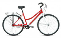 Велосипед Altair City Low 3.0 (3 скорости) тёмный-красный/белый (2021)