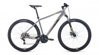 Велосипед Forward APACHE 29 2.0 disc серый/бежевый рама 19" (2022)