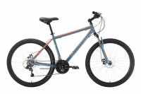 Велосипед Stark Outpost 26.1 D серый/оранжевый Рама: 20" (2022)