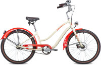 Велосипед STINGER CRUISER Lady 7sp 26" бежевый (2021)