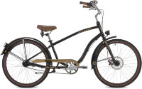 Велосипед STINGER CRUISER Man 7sp 26" черный (2021)