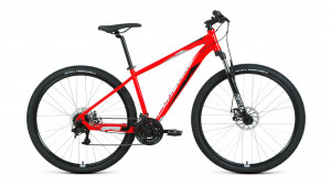 Велосипед Forward Apache 29 2.2 D красный/серебристый 21&quot; (2022) 
