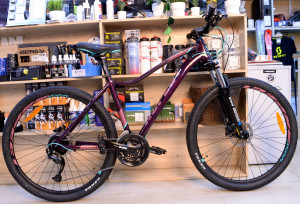 Велосипед Aspect Aura Pro 27.5&quot; фиолетовый рама 16&quot; (Демо-товар, состояние идеальное) 