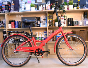 Велосипед Forward ENIGMA 24 3.0 красный матовый/белый рама: 14&quot; (Демо-товар, состояние идеальное) 