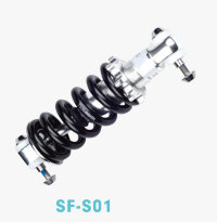 Задний велосипедный амортизатор Shunfeng SF-S01 пружинный 140мм, 750LBS/in, регулировки: P